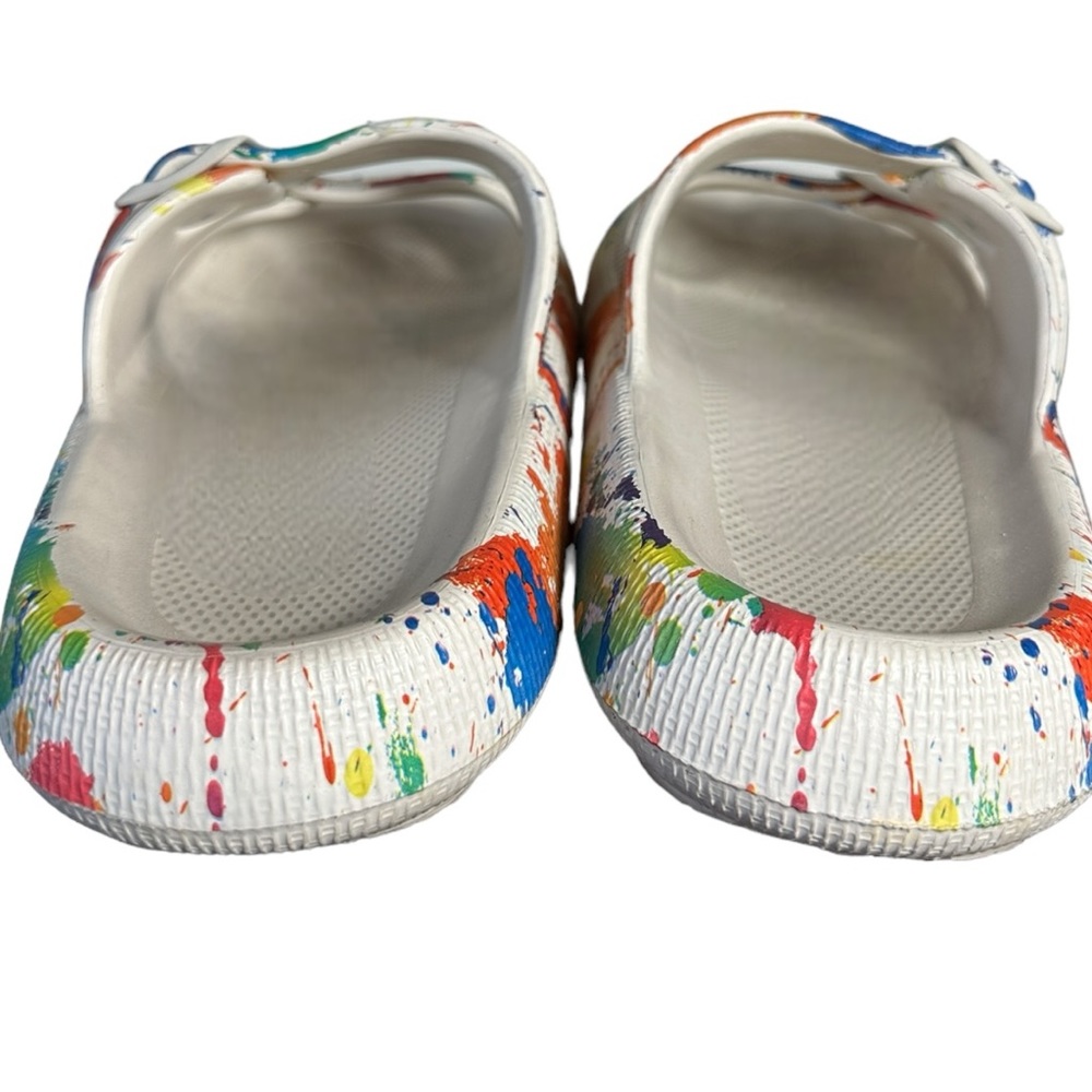 Cool Paint Splatter Design Cushy Slides (10-11) - Picture 4 of 7